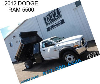 2012 DODGE RAM 5500