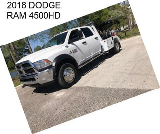 2018 DODGE RAM 4500HD