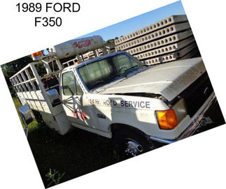 1989 FORD F350