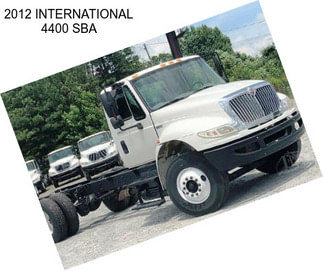 2012 INTERNATIONAL 4400 SBA