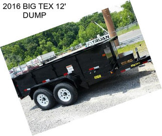 2016 BIG TEX 12\' DUMP