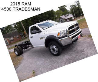 2015 RAM 4500 TRADESMAN