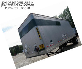 2004 GREAT DANE JUST IN (25) 28X102 CLEAN CATAGE PUPS - ROLL DOORS