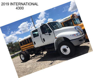 2019 INTERNATIONAL 4300