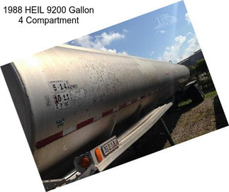 1988 HEIL 9200 Gallon 4 Compartment