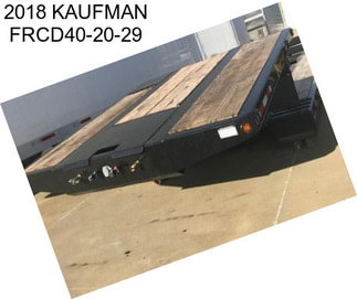 2018 KAUFMAN FRCD40-20-29