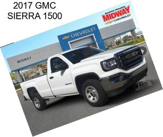 2017 GMC SIERRA 1500