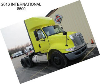 2016 INTERNATIONAL 8600