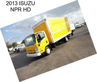 2013 ISUZU NPR HD