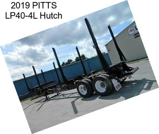 2019 PITTS LP40-4L Hutch