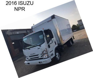 2016 ISUZU NPR