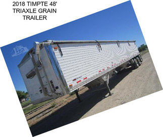 2018 TIMPTE 48\' TRIAXLE GRAIN TRAILER