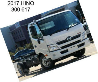 2017 HINO 300 617