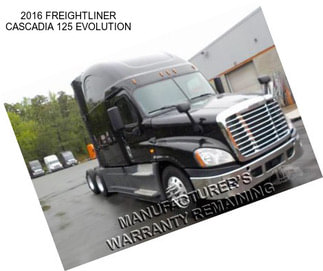 2016 FREIGHTLINER CASCADIA 125 EVOLUTION