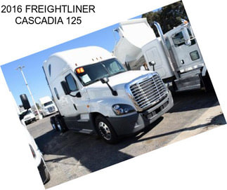 2016 FREIGHTLINER CASCADIA 125