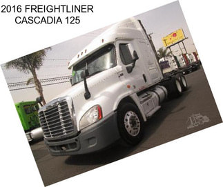 2016 FREIGHTLINER CASCADIA 125