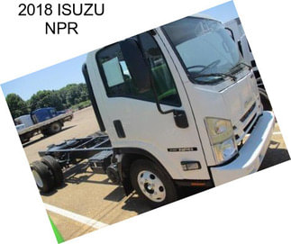 2018 ISUZU NPR