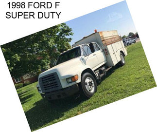 1998 FORD F SUPER DUTY