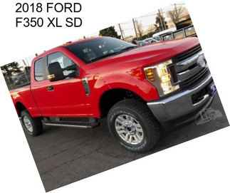 2018 FORD F350 XL SD