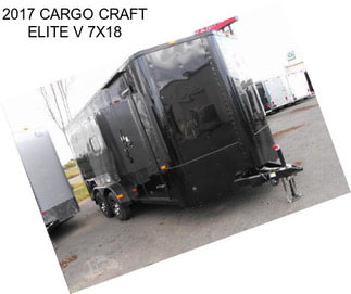 2017 CARGO CRAFT ELITE V 7X18