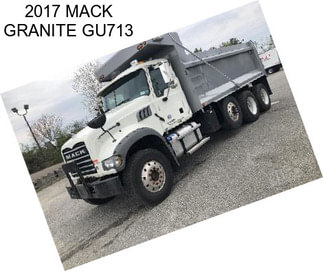 2017 MACK GRANITE GU713