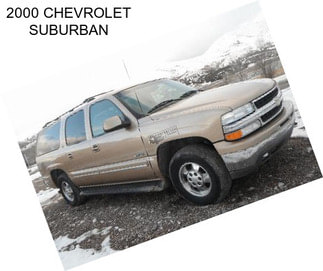 2000 CHEVROLET SUBURBAN