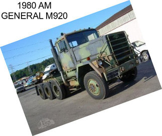 1980 AM GENERAL M920