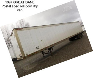 1997 GREAT DANE Postal spec roll door dry van