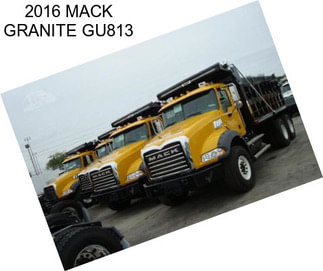 2016 MACK GRANITE GU813