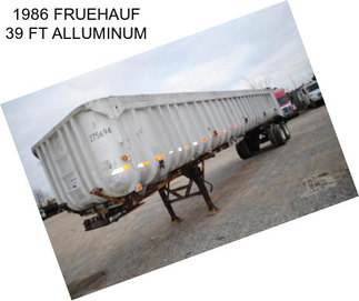 1986 FRUEHAUF 39 FT ALLUMINUM