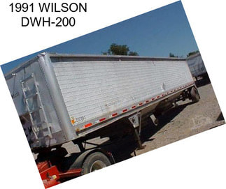 1991 WILSON DWH-200