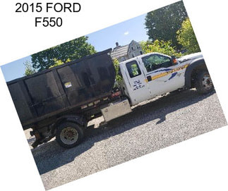 2015 FORD F550