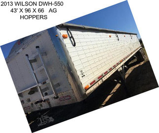 2013 WILSON DWH-550   43\' X 96\