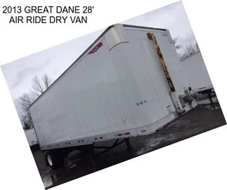 2013 GREAT DANE 28\' AIR RIDE DRY VAN