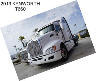 2013 KENWORTH T660