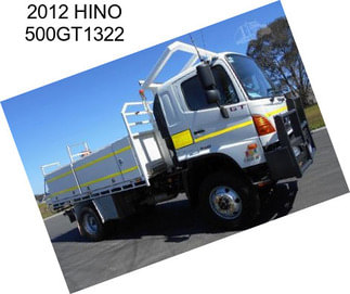 2012 HINO 500GT1322