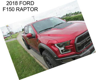 2018 FORD F150 RAPTOR