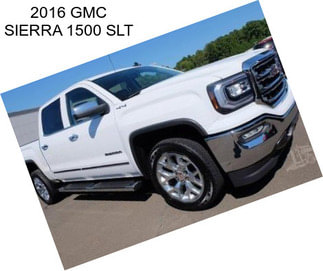 2016 GMC SIERRA 1500 SLT