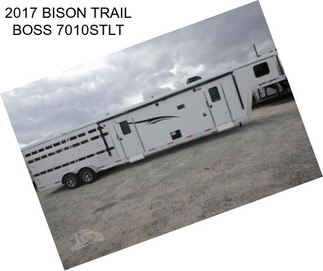 2017 BISON TRAIL BOSS 7010STLT