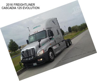 2016 FREIGHTLINER CASCADIA 125 EVOLUTION