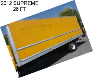 2012 SUPREME 26 FT