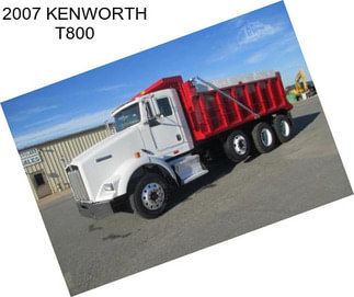 2007 KENWORTH T800