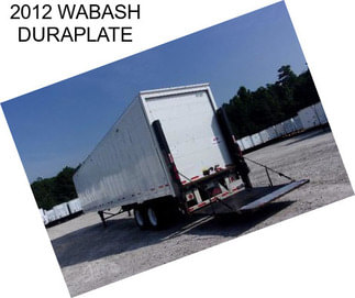 2012 WABASH DURAPLATE