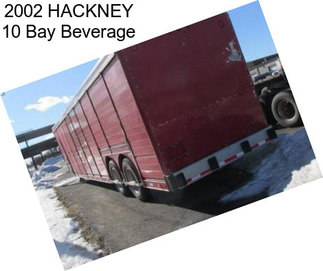 2002 HACKNEY 10 Bay Beverage