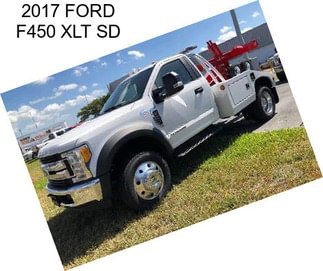 2017 FORD F450 XLT SD