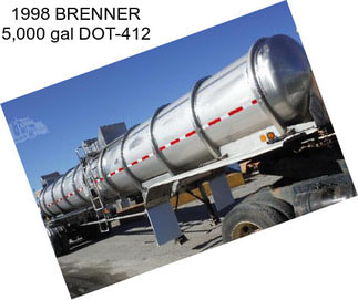 1998 BRENNER 5,000 gal DOT-412