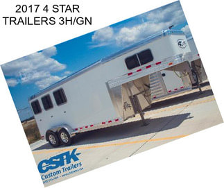 2017 4 STAR TRAILERS 3H/GN