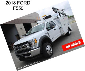 2018 FORD F550