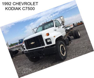 1992 CHEVROLET KODIAK C7500