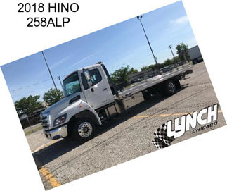 2018 HINO 258ALP